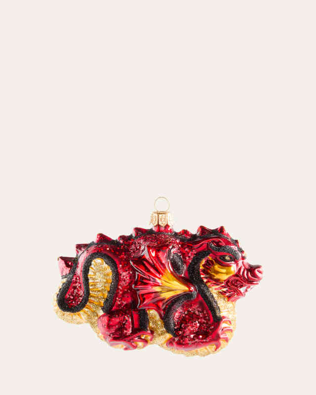 Red Dragon Christmas Ornament